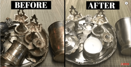 How to clean/polish silver at home 